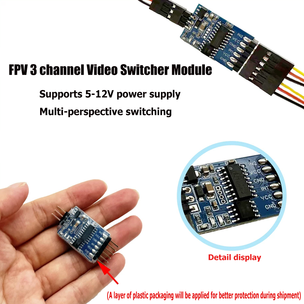 5.8G 3 Channel Video Switcher  - Drone Motor 评论和价格